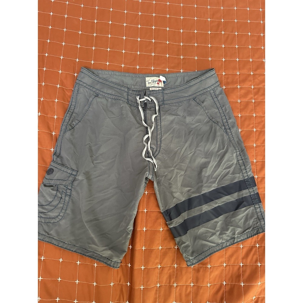 True Religion Y2K 2000s/2010s Board Shorts Sz 32 Rare Surf Shorts